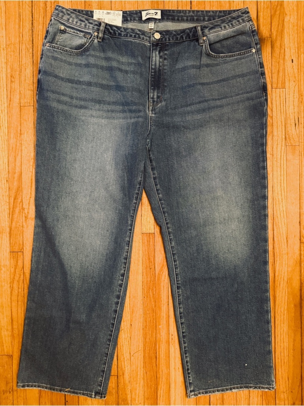 Seven7 Plus Size Straight Leg Jean - Picture 3 of 14
